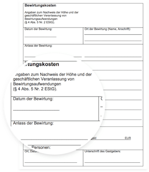 Kostenlose Bewirtungsbeleg Vorlage mit Anleitung