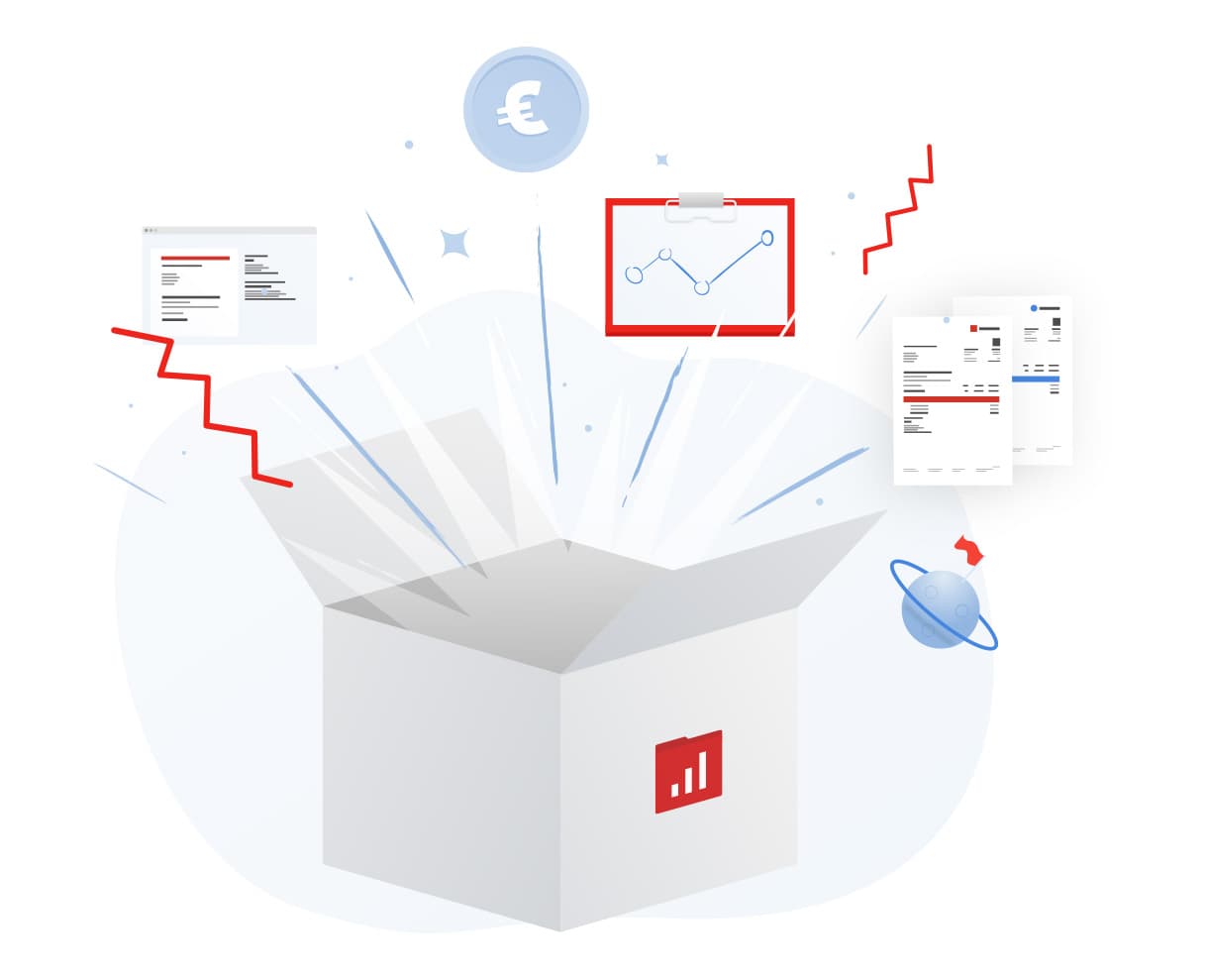 Business Software mit multiplen Funktionen