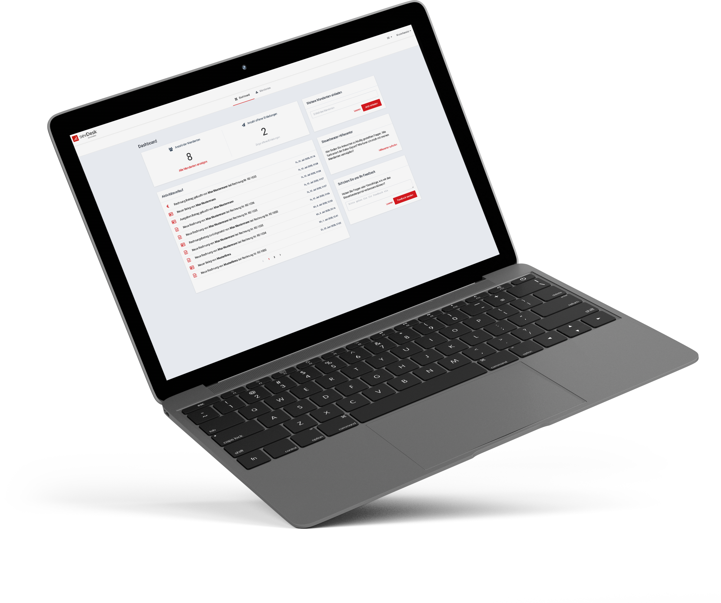 sevDesk als Papierkram Alternative