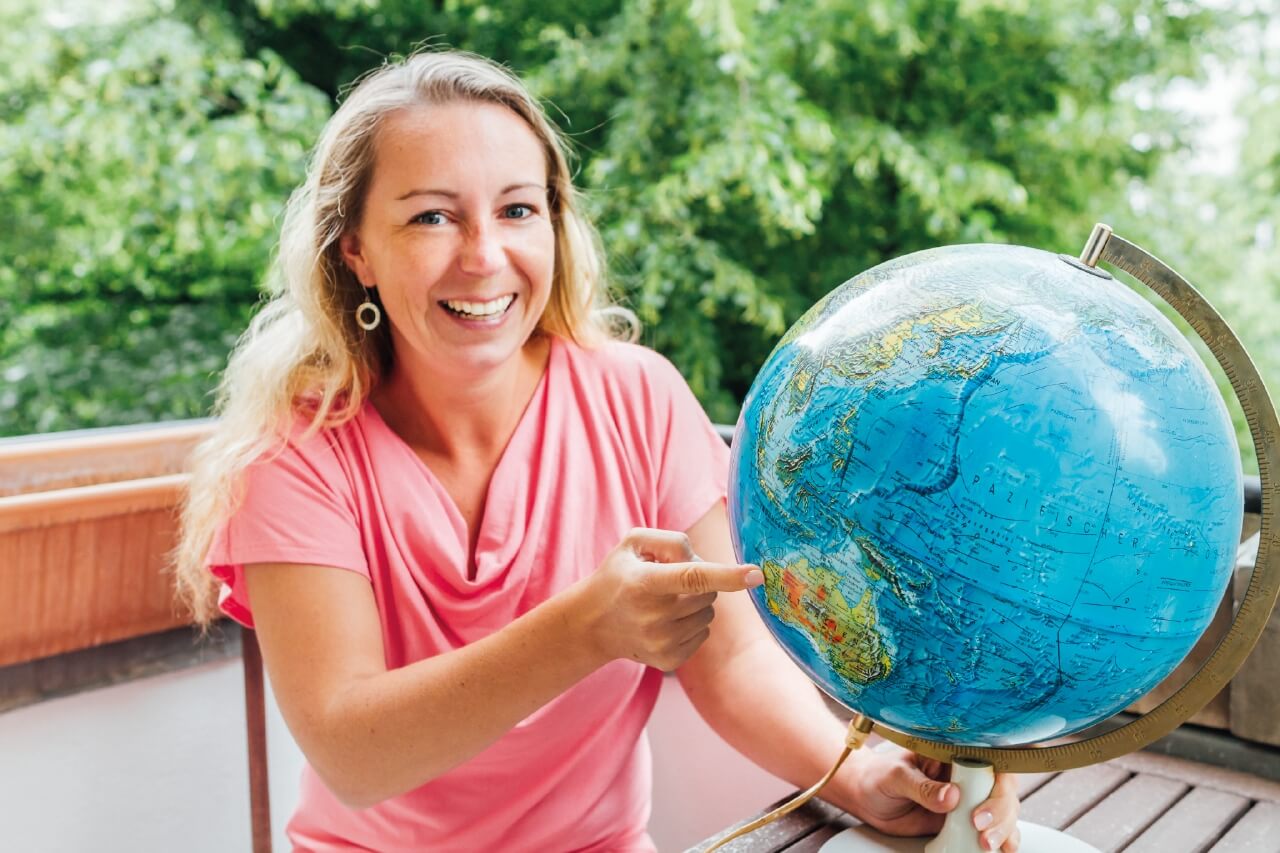 Carina Hermann reist als digitale Nomadin um die Welt.