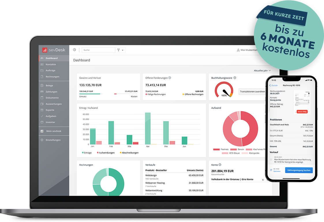 SevDesk - Buchhaltungssoftware Wie Für Dich Gemacht!