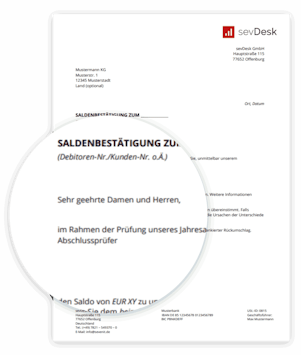 Kostenloses Saldenbestätigung Muster für Word