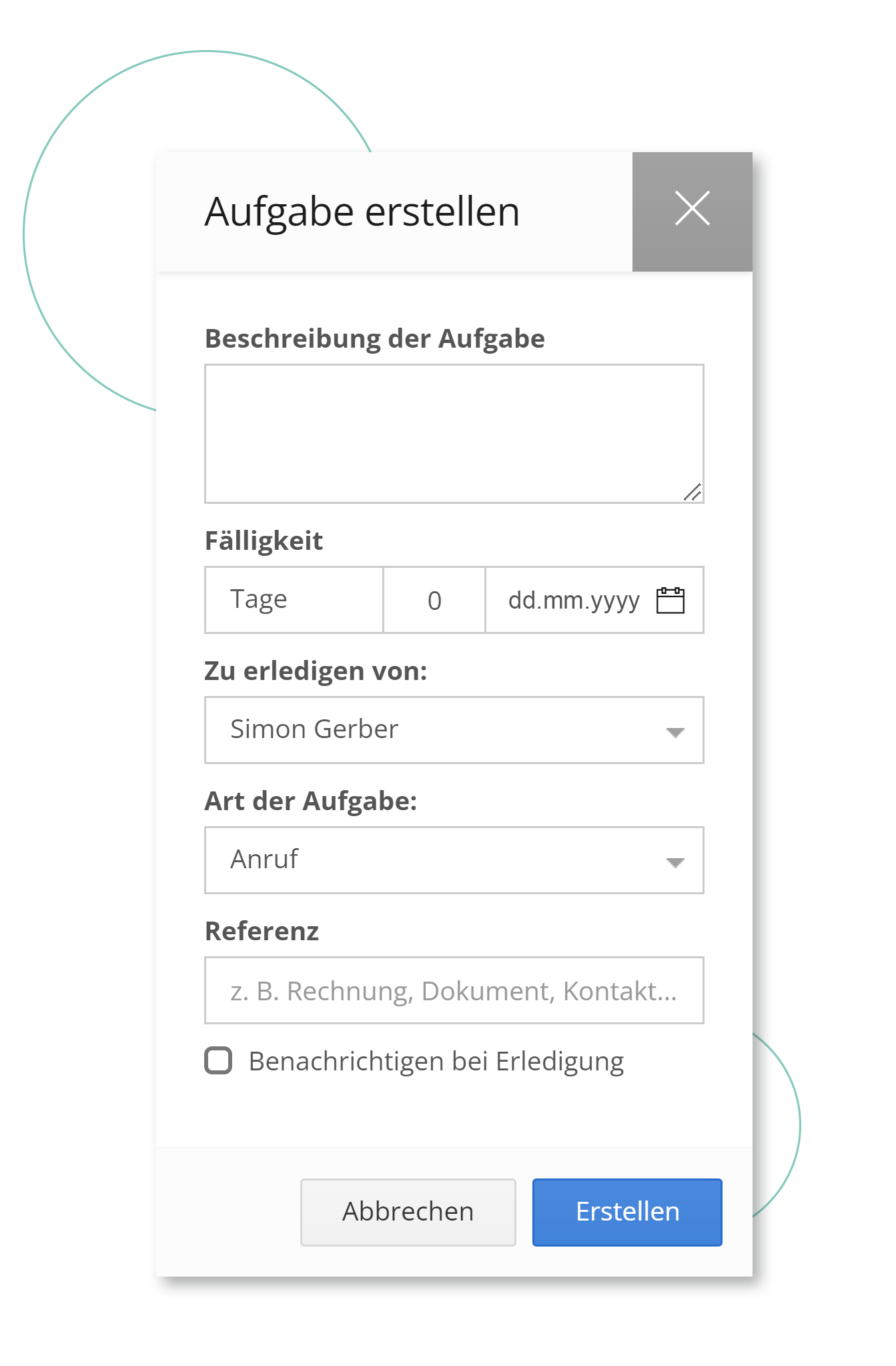 Aufgaben und Erinnerungen erstellen