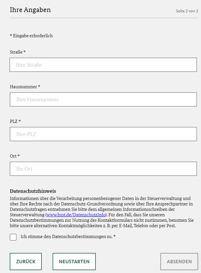 Steueridentifikationsnummer (SteuerID) beantragen sevDesk